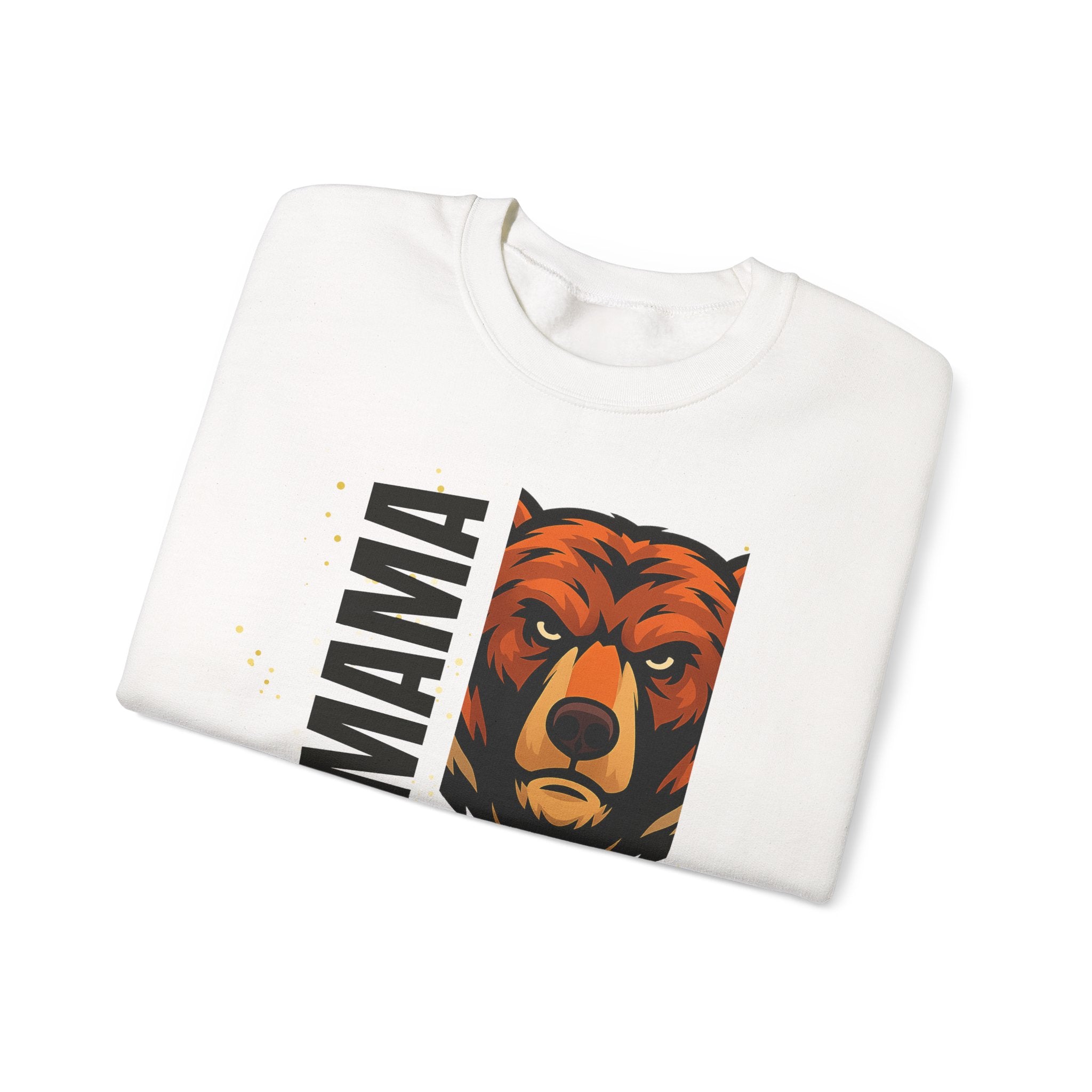 Mama Bear Sweatshirt — Bold Bear Graphic Crewneck for Moms