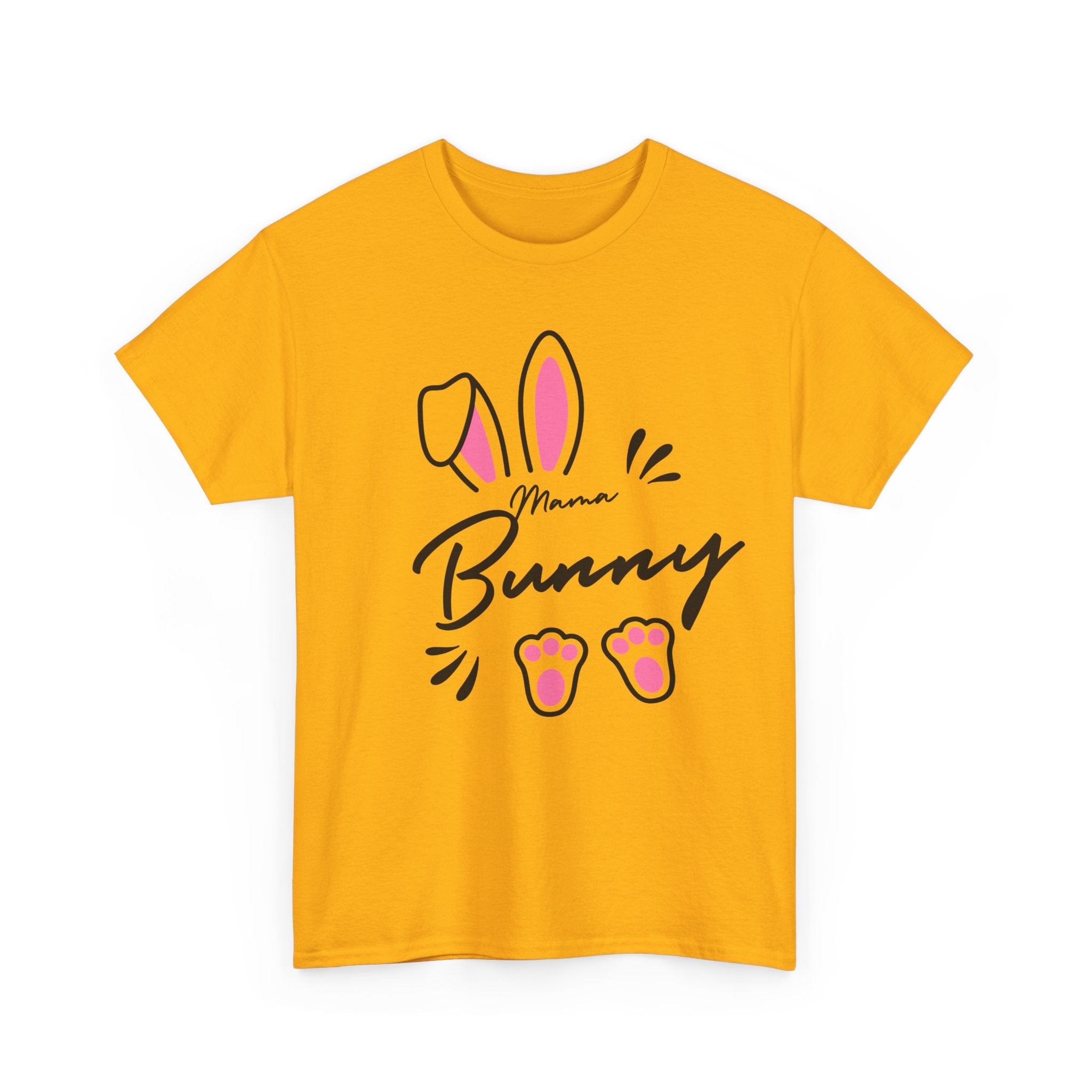 Mama Bunny T-Shirt — Cute Easter Mom Tee with Bunny Ears & Paws