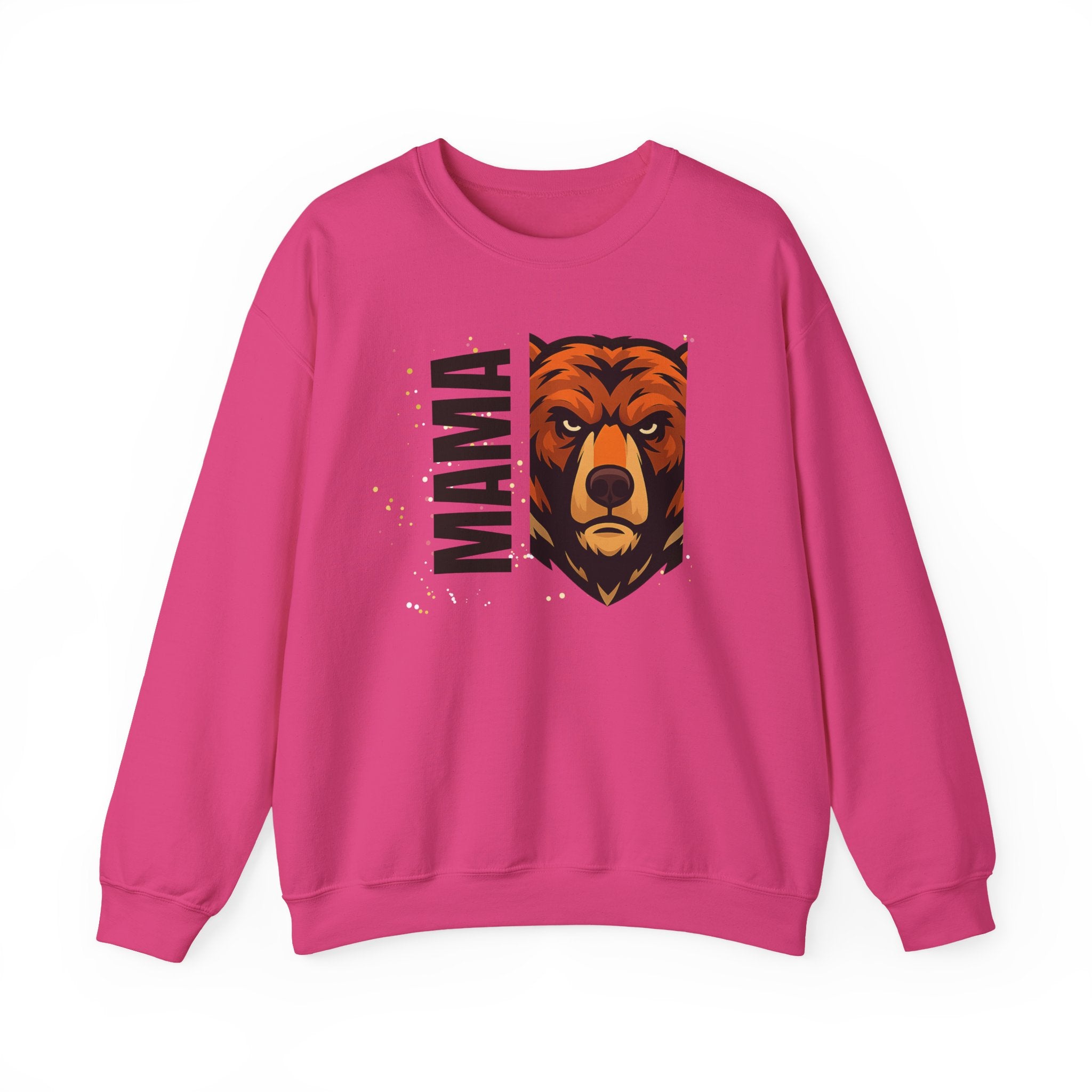 Mama Bear Sweatshirt — Bold Bear Graphic Crewneck for Moms