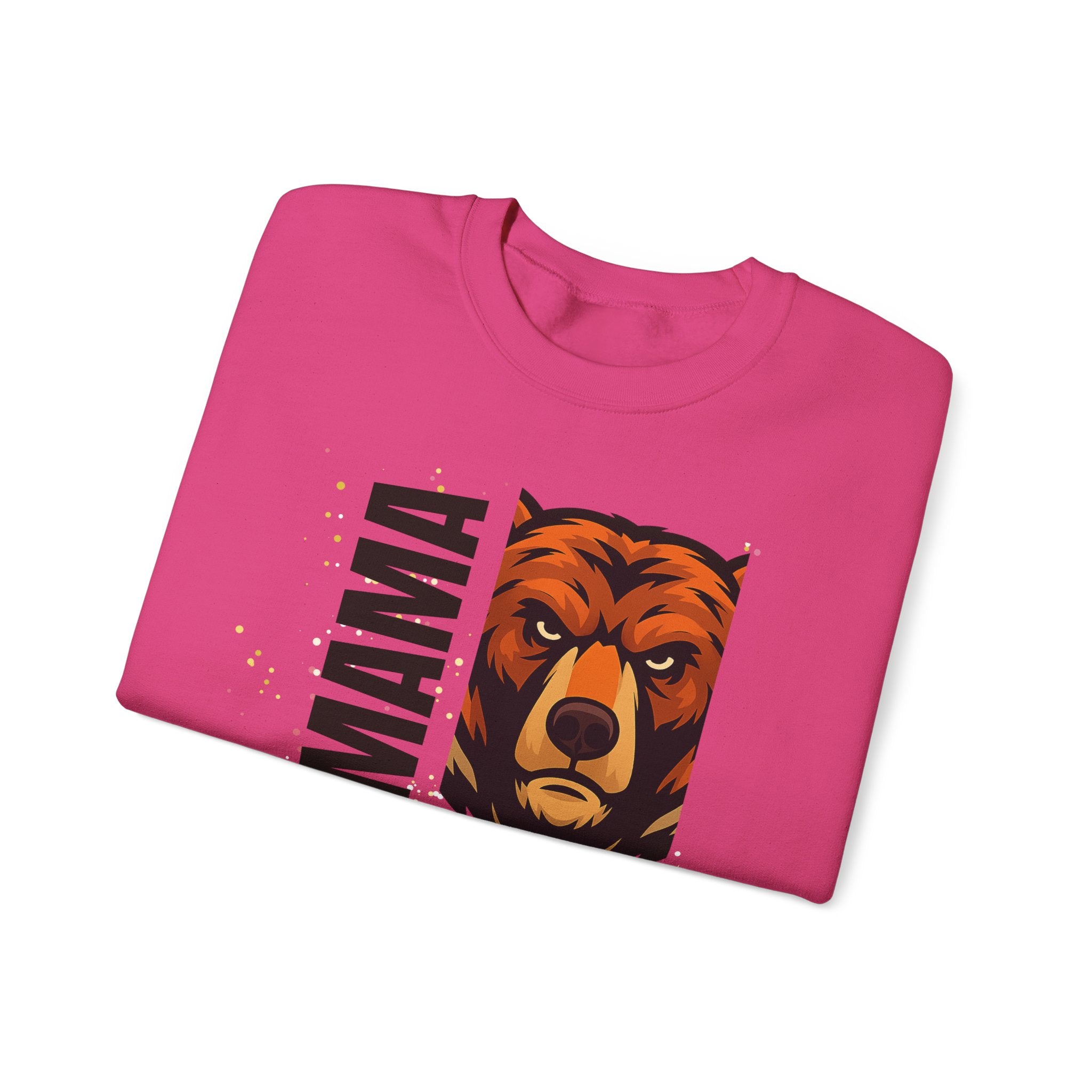 Mama Bear Sweatshirt — Bold Bear Graphic Crewneck for Moms
