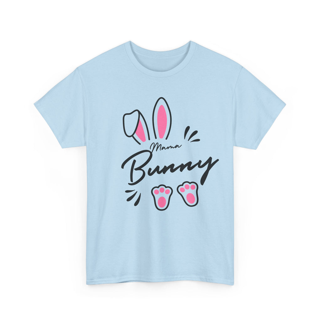 Mama Bunny T-Shirt — Cute Easter Mom Tee with Bunny Ears & Paws