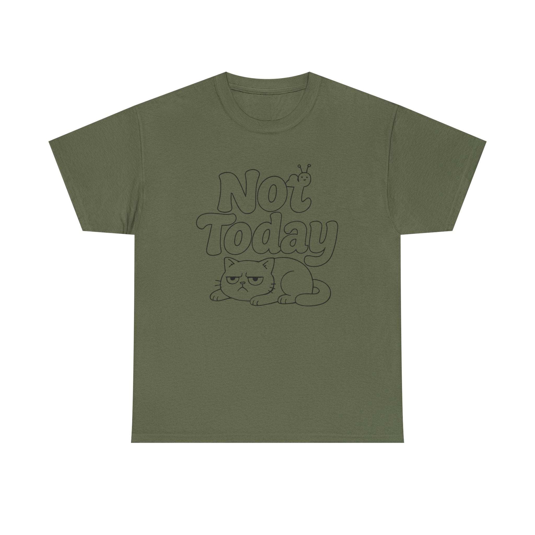 Not Today Cat T-Shirt — Grumpy Cat Graphic Tee