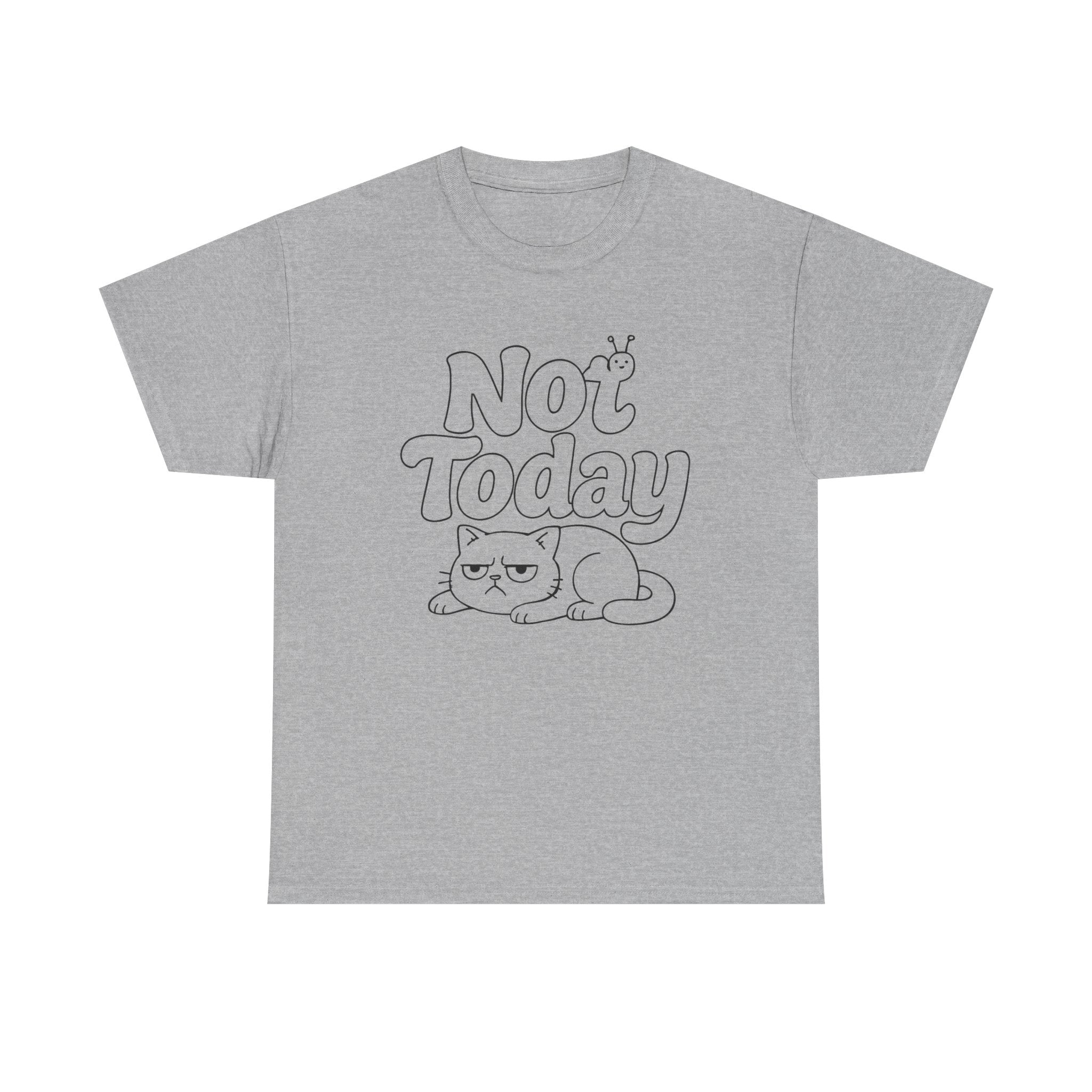 Not Today Cat T-Shirt — Grumpy Cat Graphic Tee