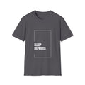T-Shirt — "Sleep Deprived." Minimalist Graphic Tee for Night Owls